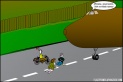 Collection of aviation related cartoons.