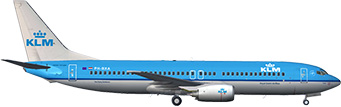 Boeing 737-800 KLM New Colors