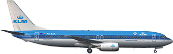 Boeing 737-800 KLM Old Colors