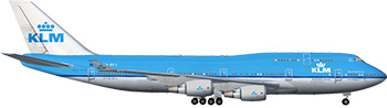 Boeing 747-400 KLM New Colors