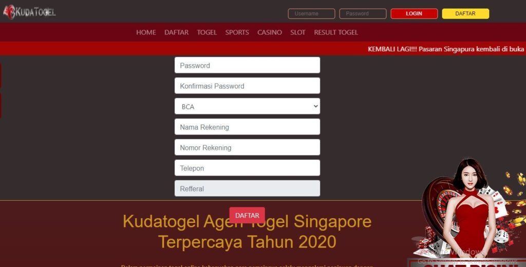 Daftar Kudatogel 